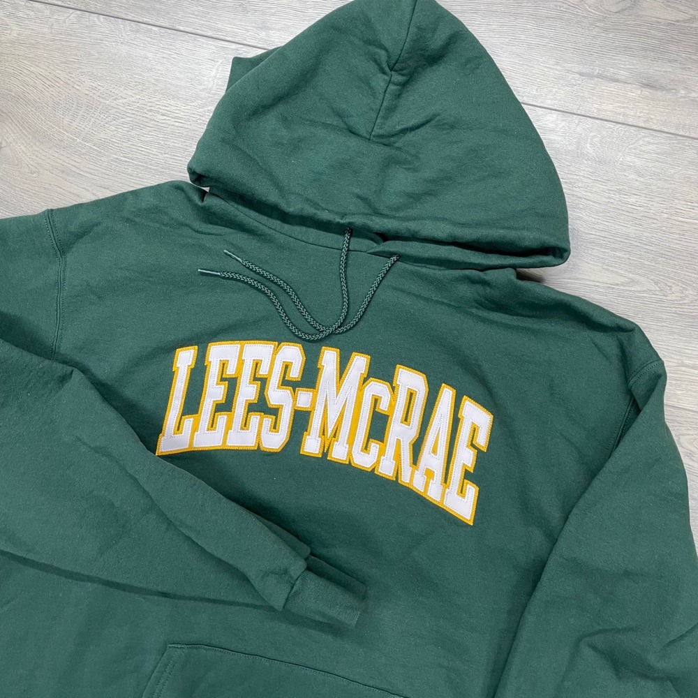 Champion Hoodie Mens XL Green Lees-McRae College Embroidered Pullover